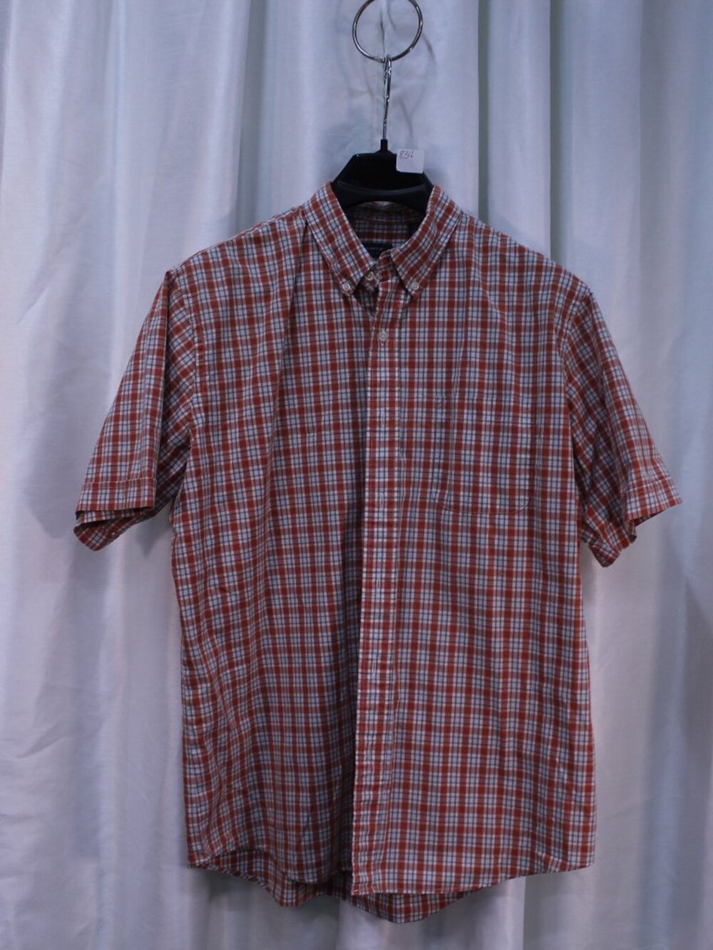 Arrow Men's Red and White Plaid Shirt